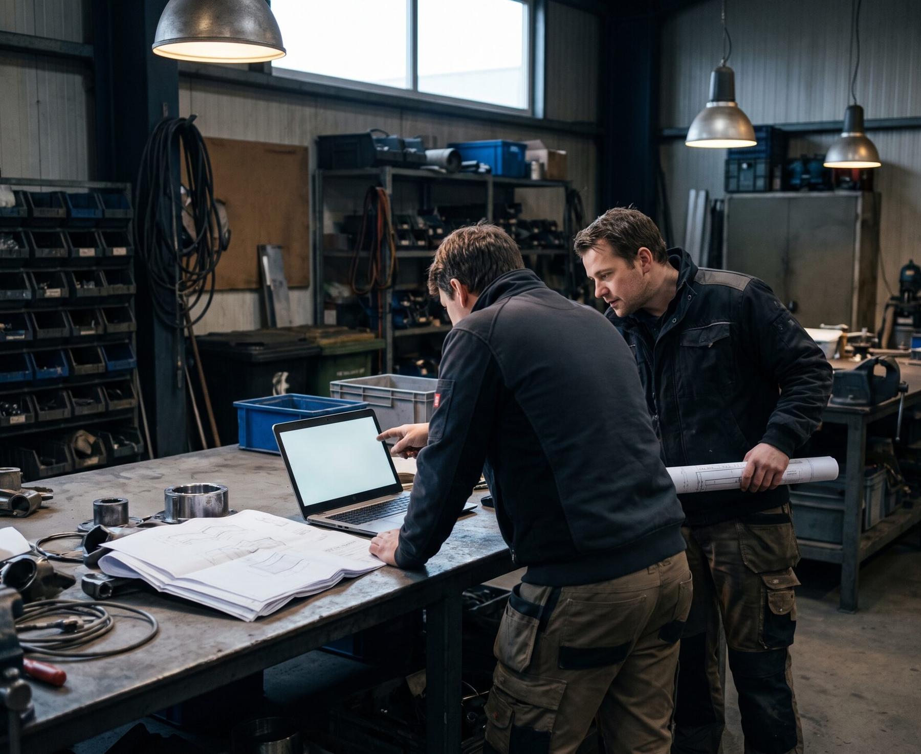 A Fennec engineer reviewing safety evidence at a workstation