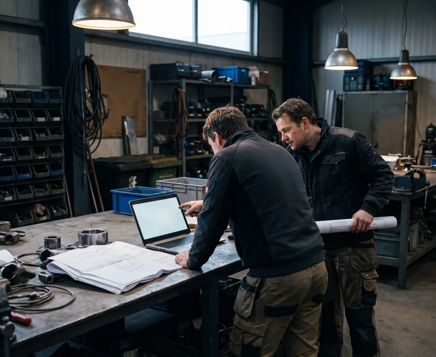 A Fennec engineer reviewing safety evidence at a workstation