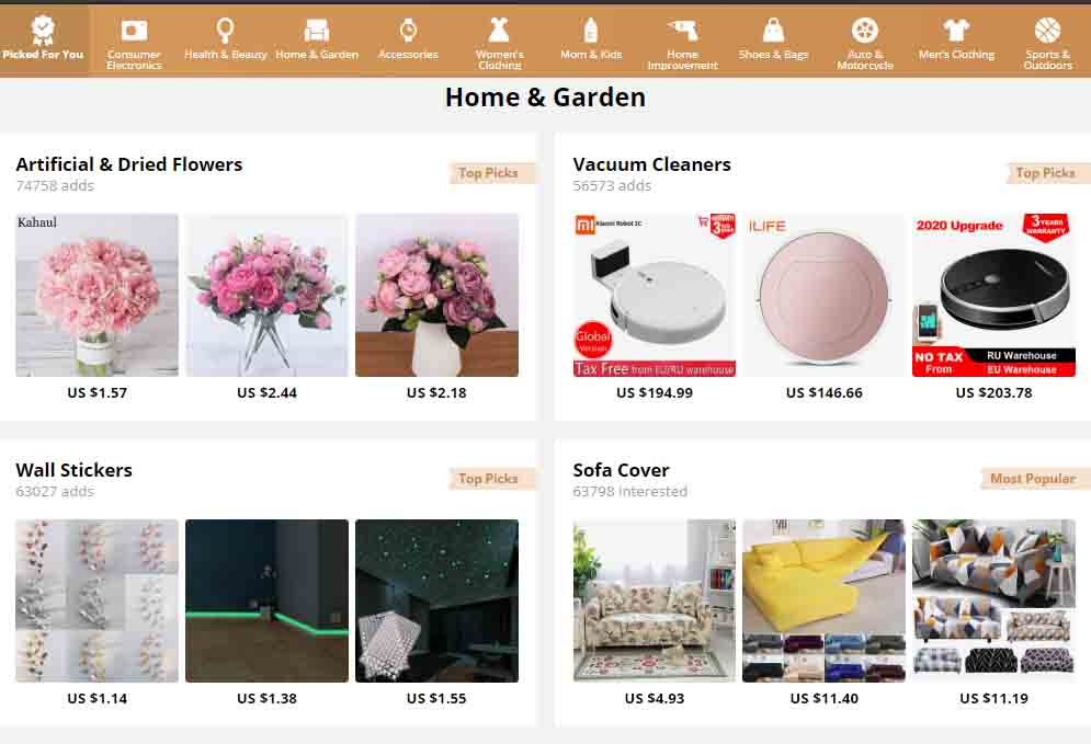 Controlla i prodotti più venduti su AliExpress
