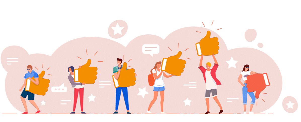 Appréciation des clients de l'e-commerce