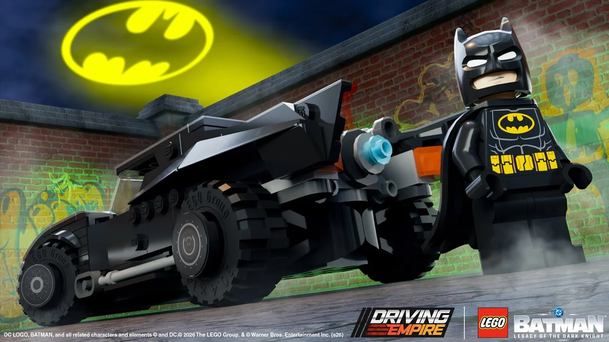 LEGO Group Returns to Driving Empire with Warner Bros. Games to Promote LEGO Batman: Legacy of the Dark Knight