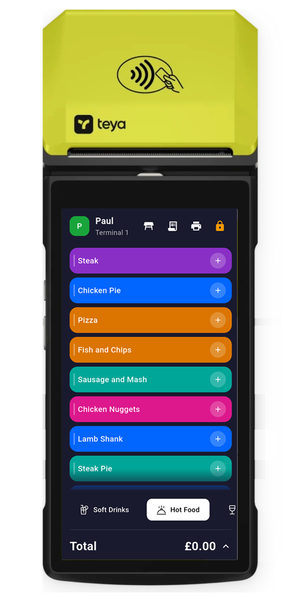 Seamless Pocket on Teya Terminal
