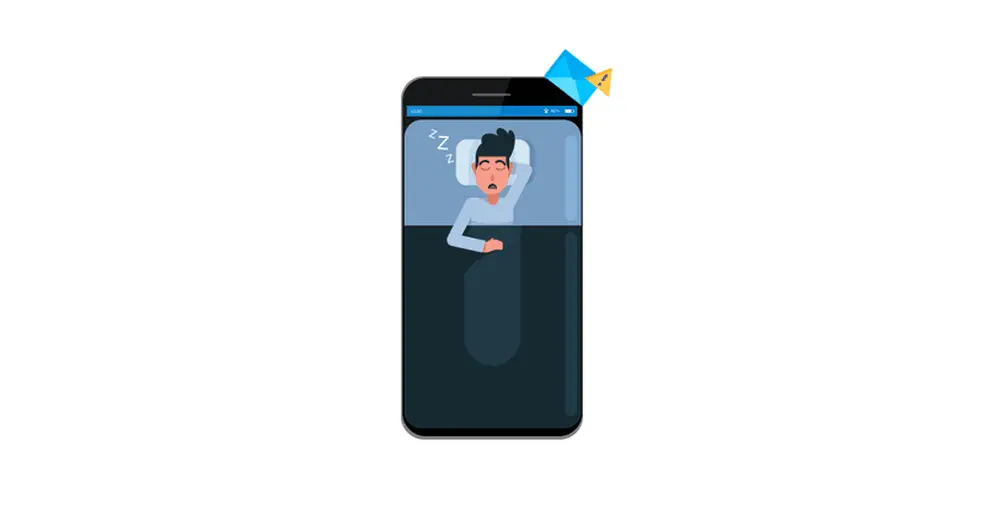 Person asleep in a bed