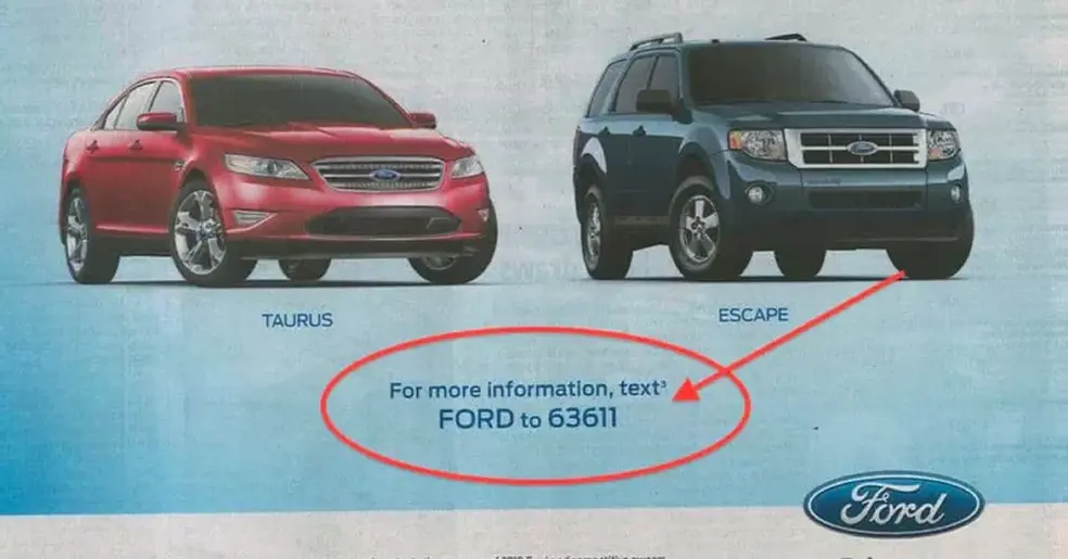 Ford’s SMS Text Marketing Campaign