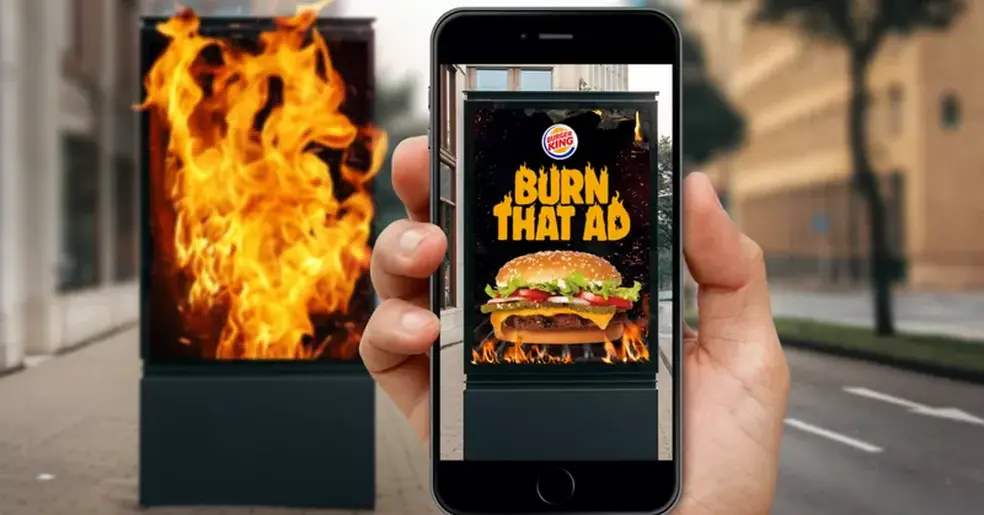Burger King’s Burn That Ad