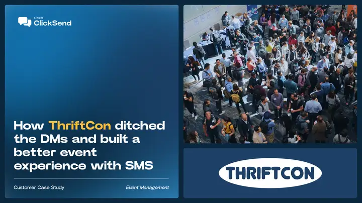 How ThriftCon ditched the DMs and built a better event experience with SMS