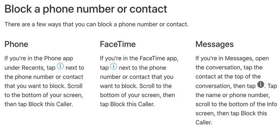 Block phone numbers and contacts on your iPhone iPad or iPod touch - Apple Support 92960d16ad8047f07b3e133bf1fda08f 800