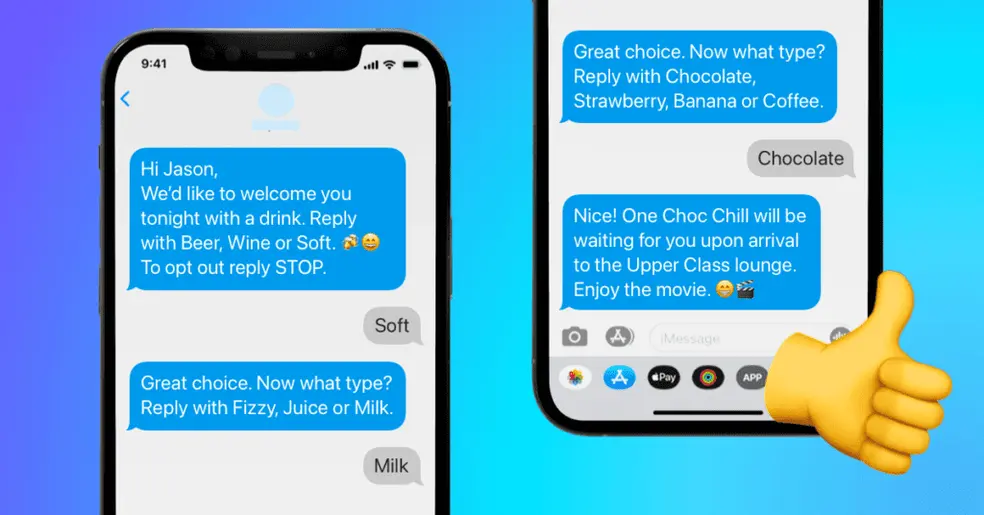 Customer conversations emoji example