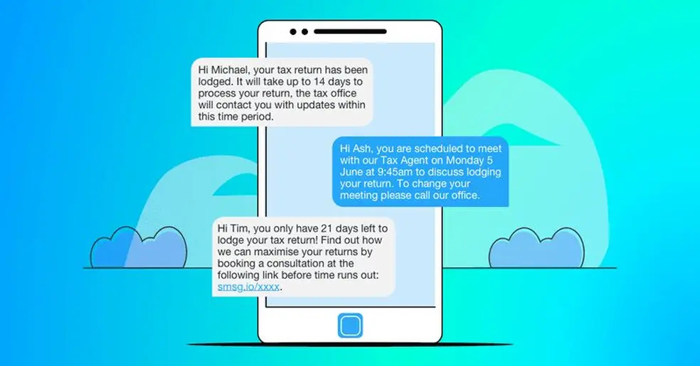 SMS for Tax Return Examples