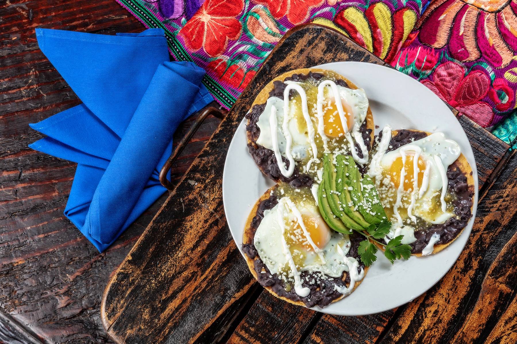 Rancheros Verdes served at ADios Cafe