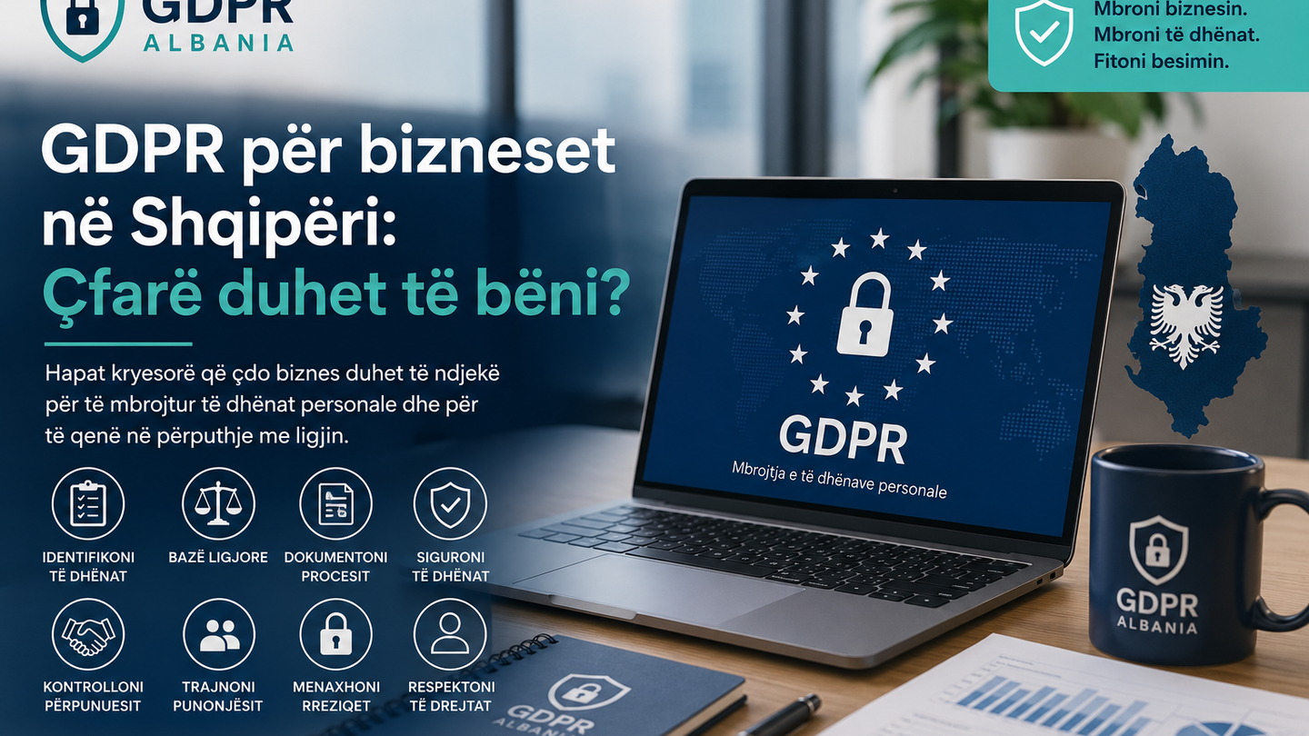 GDPR për bizneset në Shqipëri dhe mbrojtja e të dhënave personale