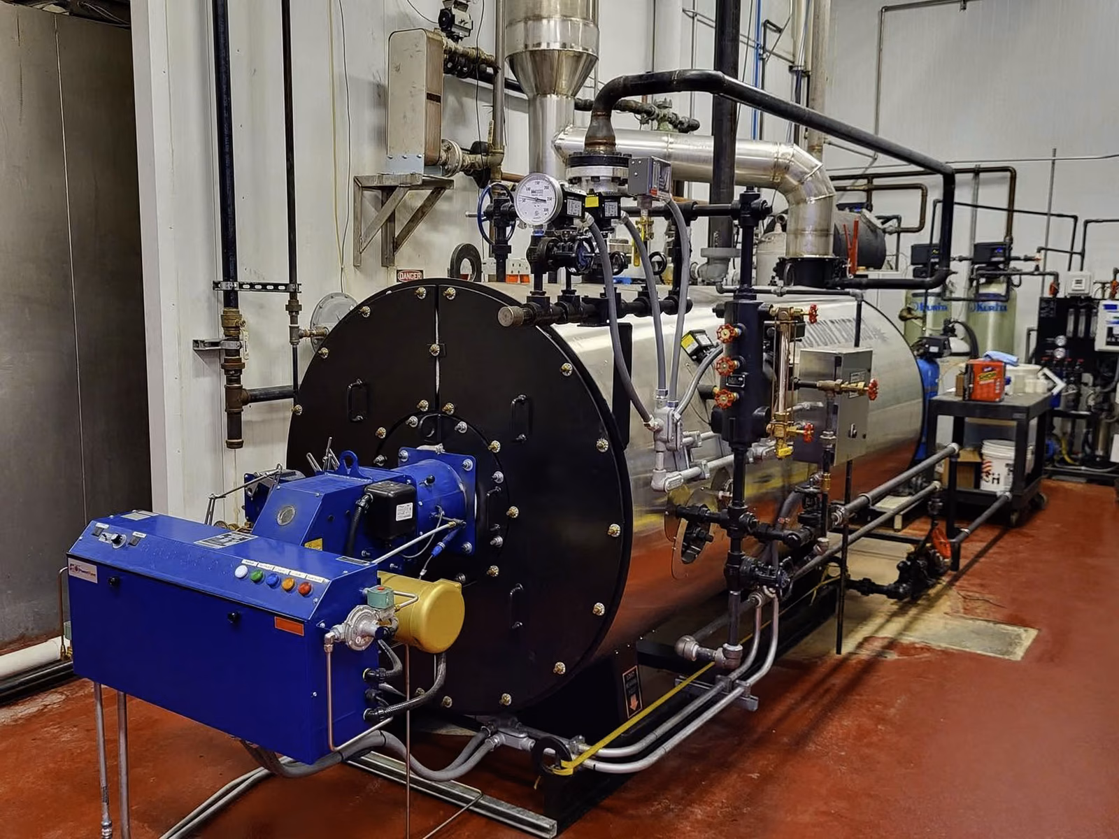 Victory Energy Firetube Boiler Installed
