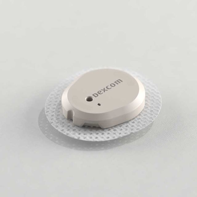 Dexcom G7 sensor on a patch