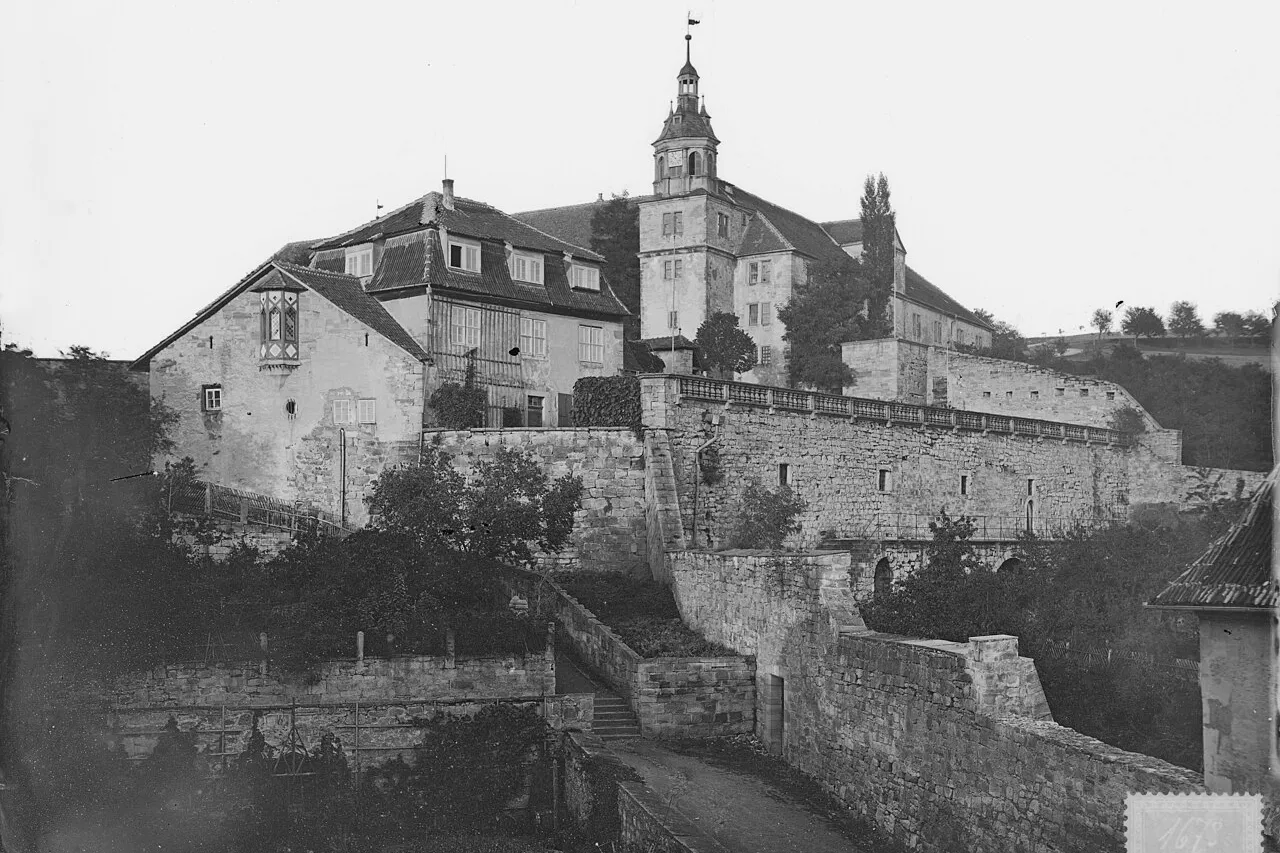 View of Schloss Wilhelmsburg