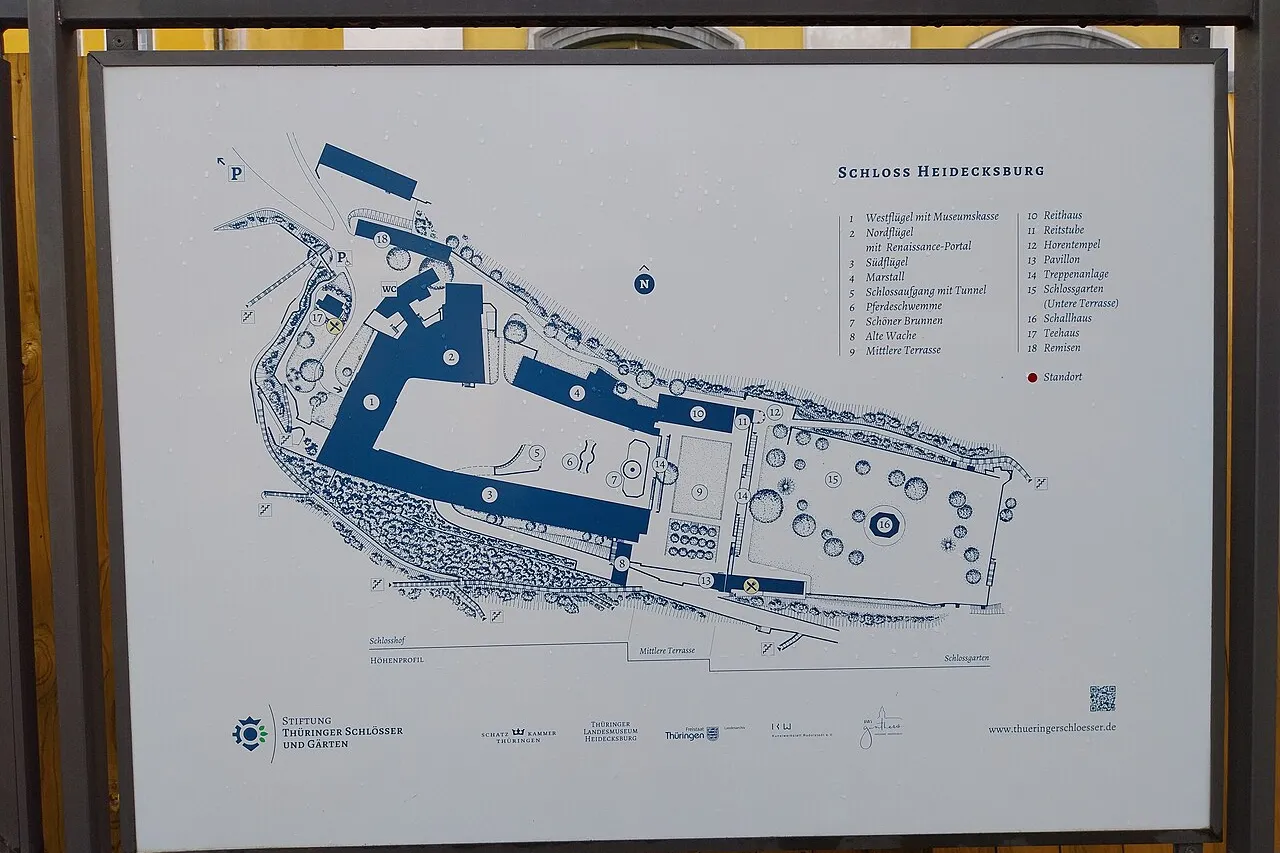 View of Schloss Heidecksburg