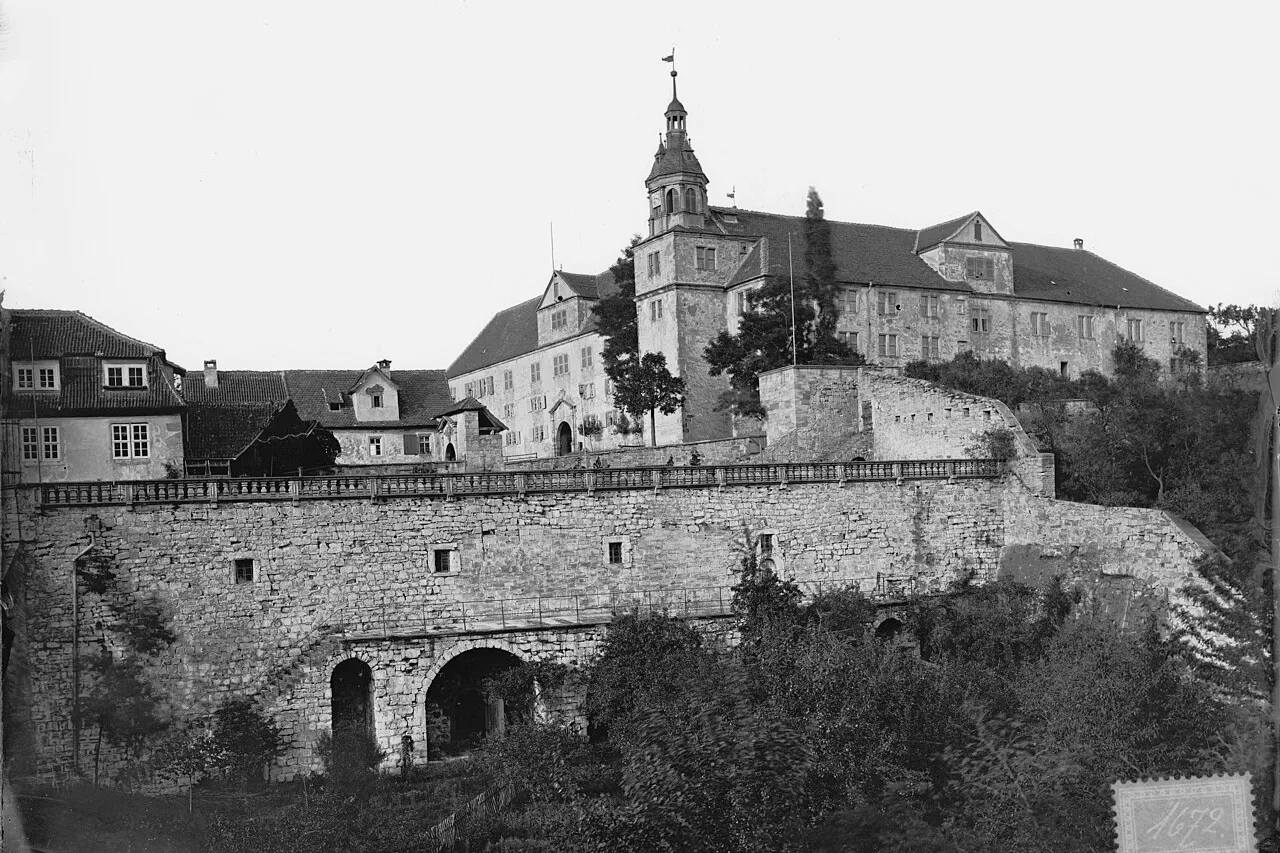 View of Schloss Wilhelmsburg