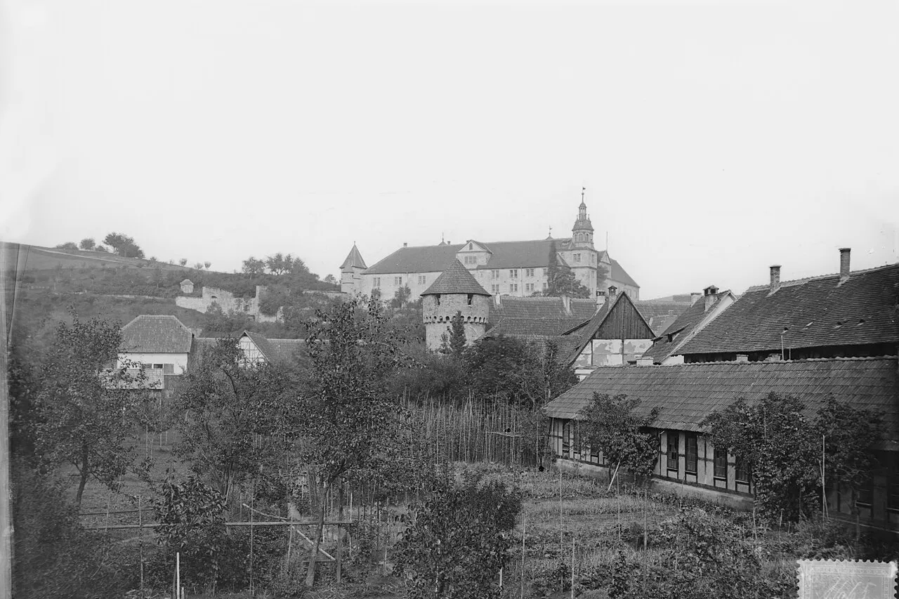 View of Schloss Wilhelmsburg