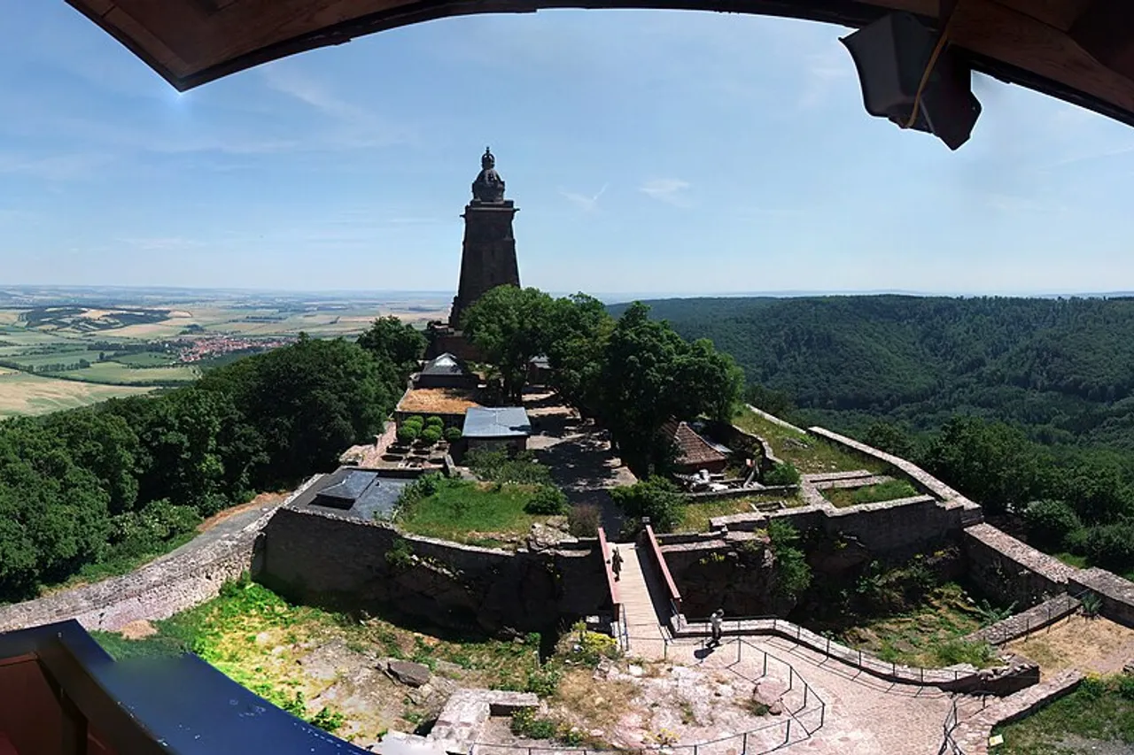 View of Reichsburg Kyffhausen