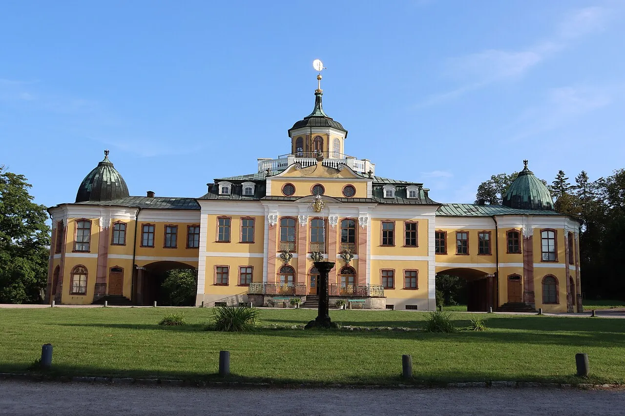 View of Schloss Belvedere Weimar