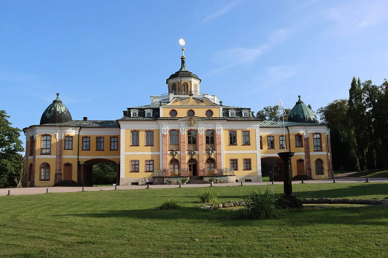 View of Schloss Belvedere Weimar