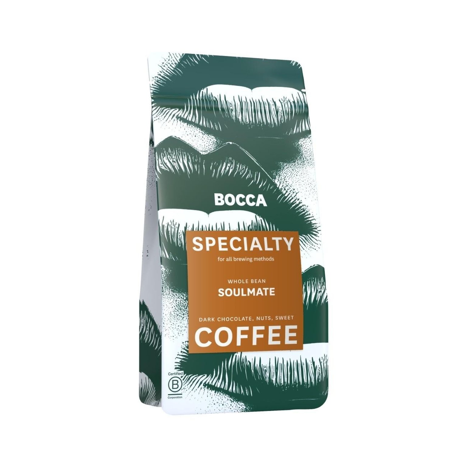 Bocca Coffee beans and packaging