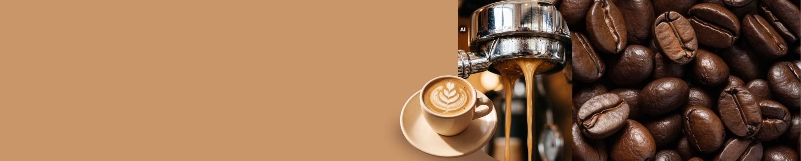 Mrożone latte w żłobionej szklance ze słomką, otoczone kostkami lodu i wirującą kawą z mlekiem.  
