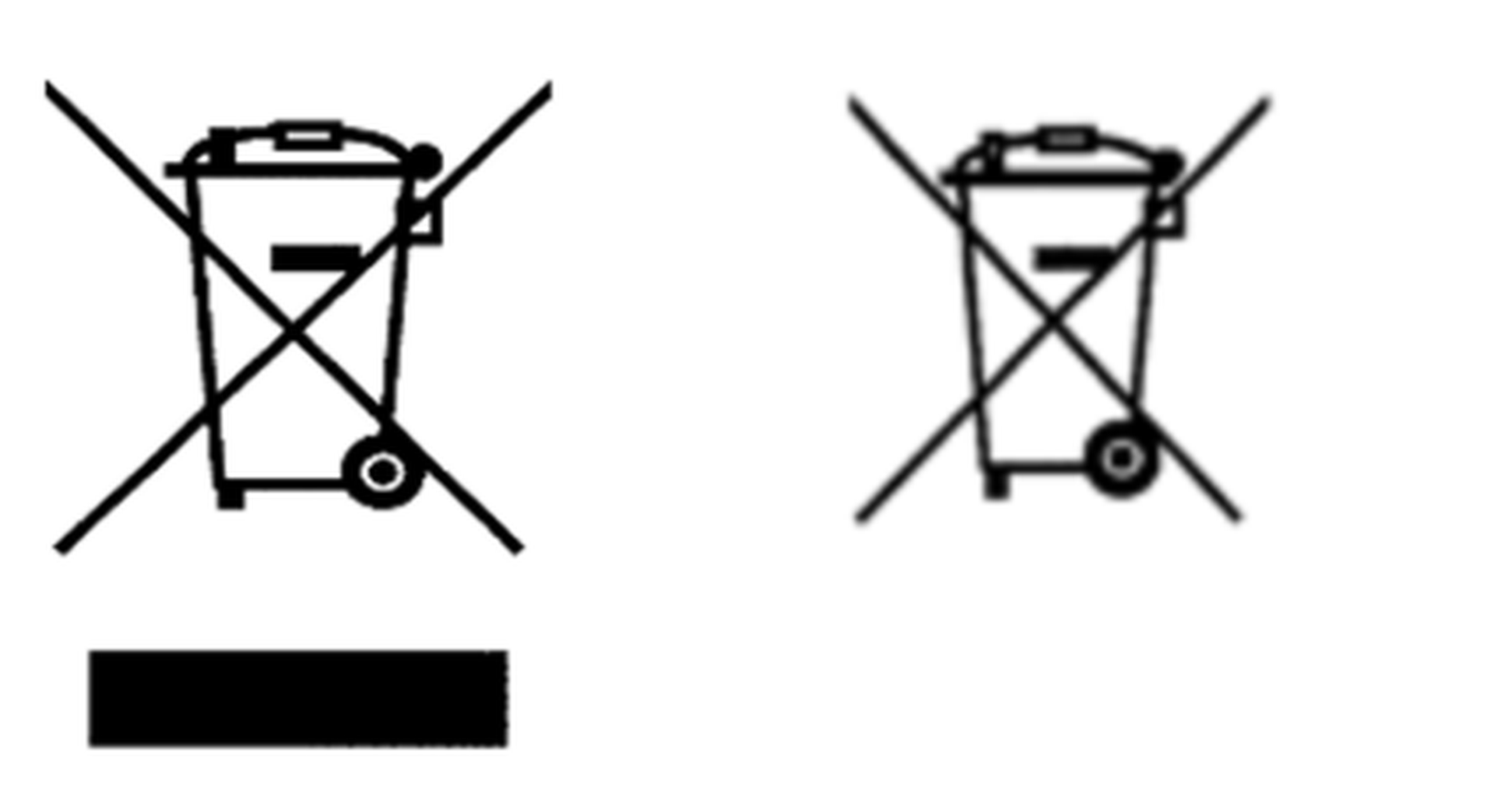 WEEE symbol: Do not discard with household waste. Recycle electronic items responsibly.