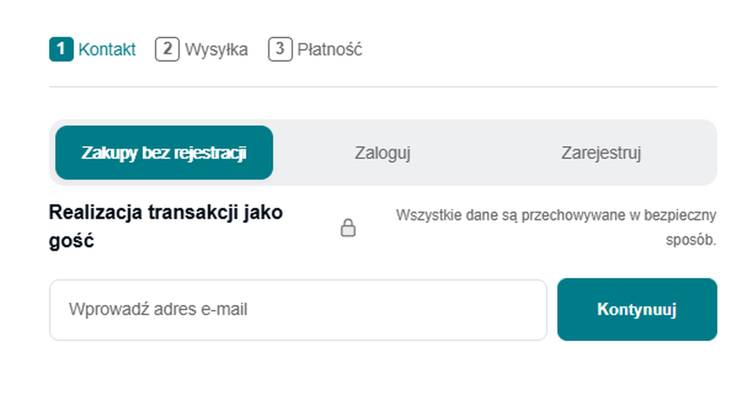 Zakupy bez rejestracji