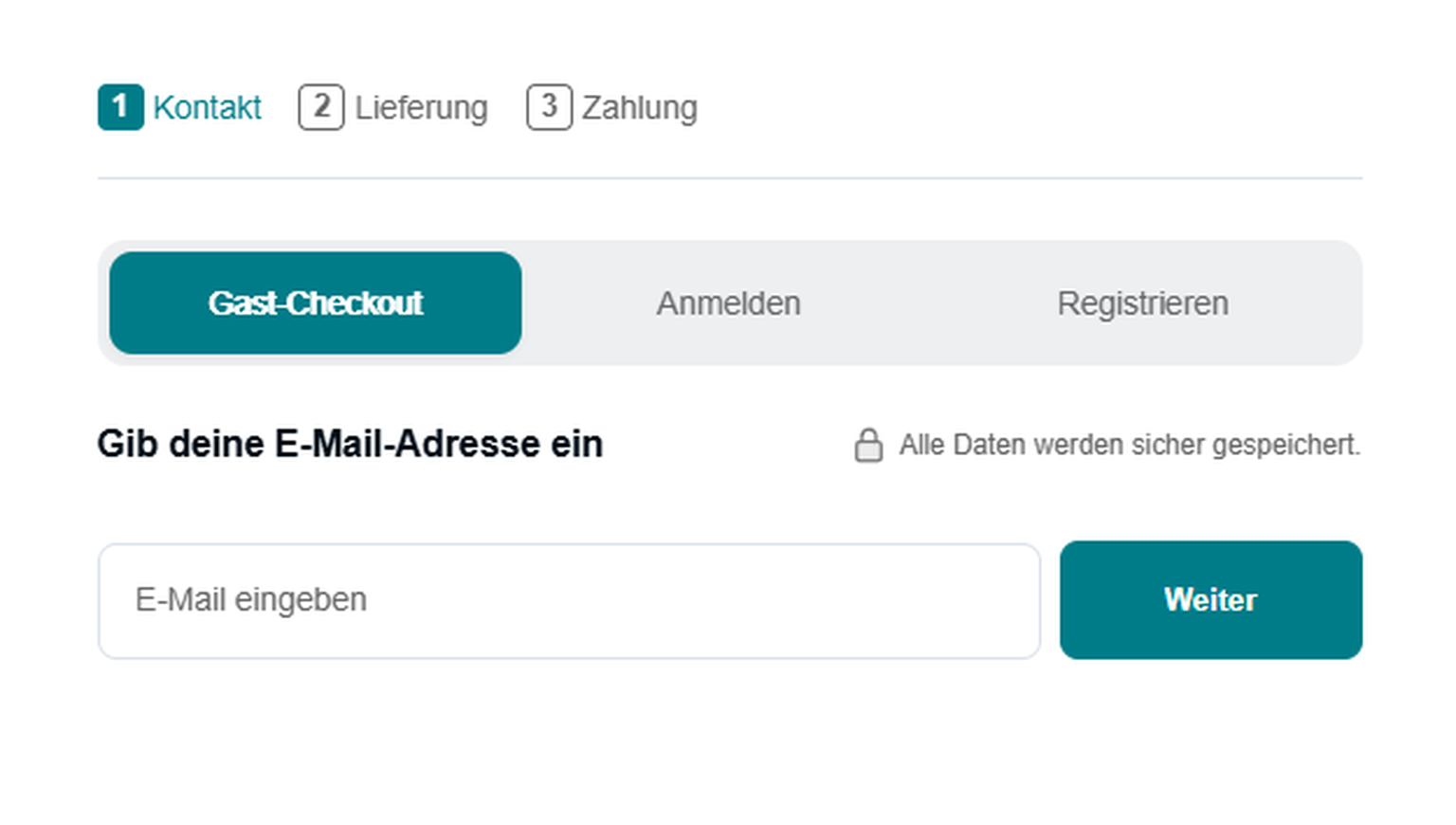 Gastbestellung