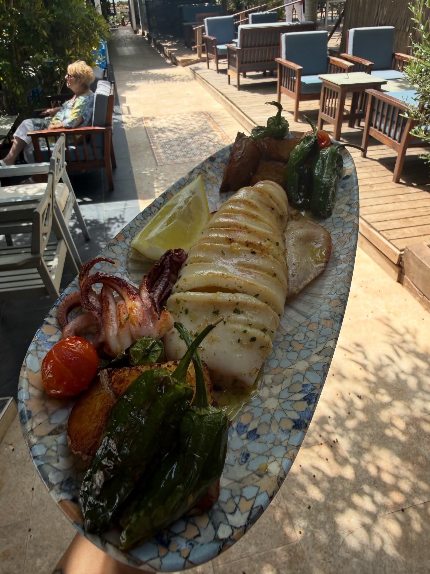 Calamar a la parrilla