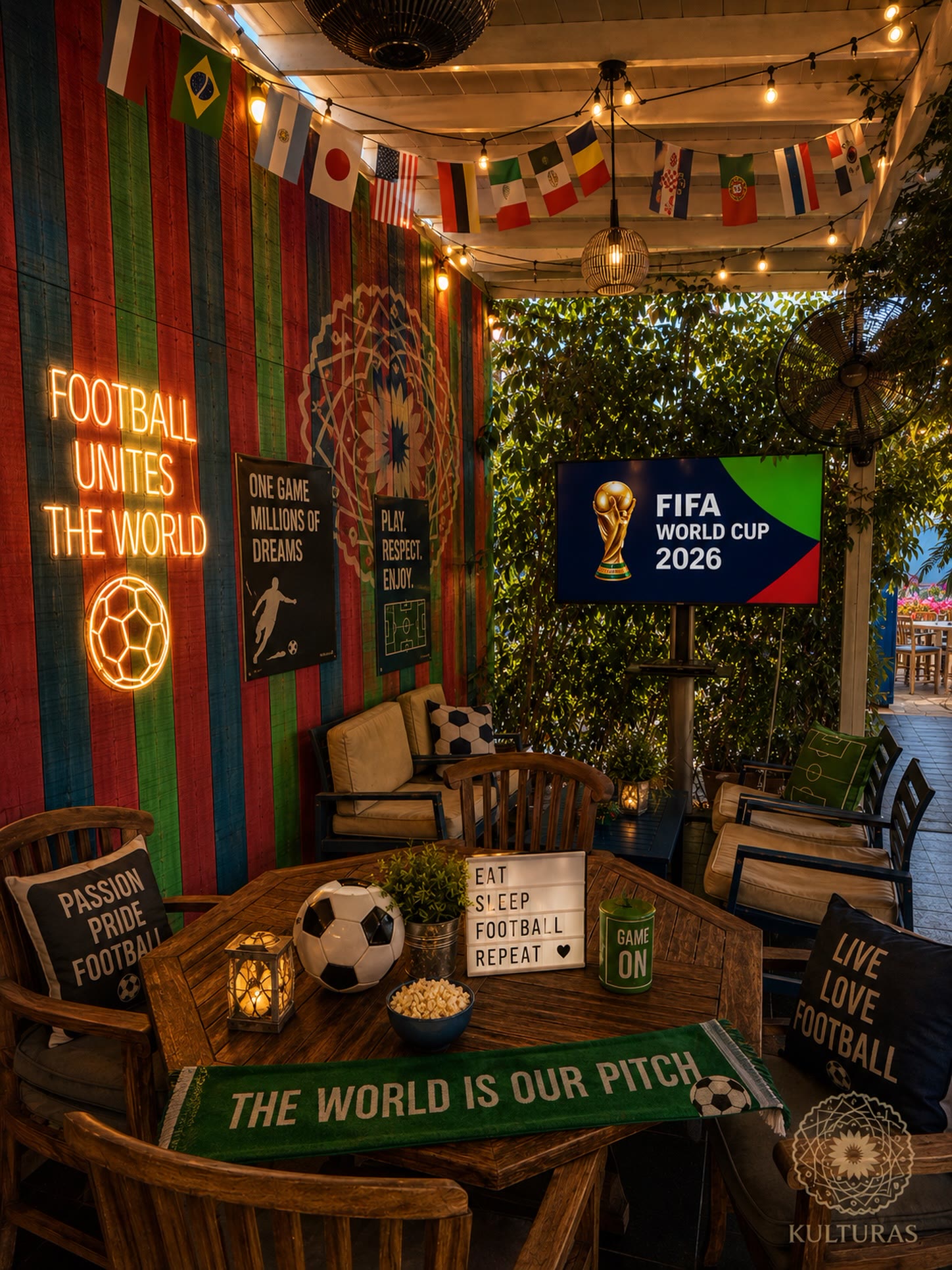 Ambiente en la terraza