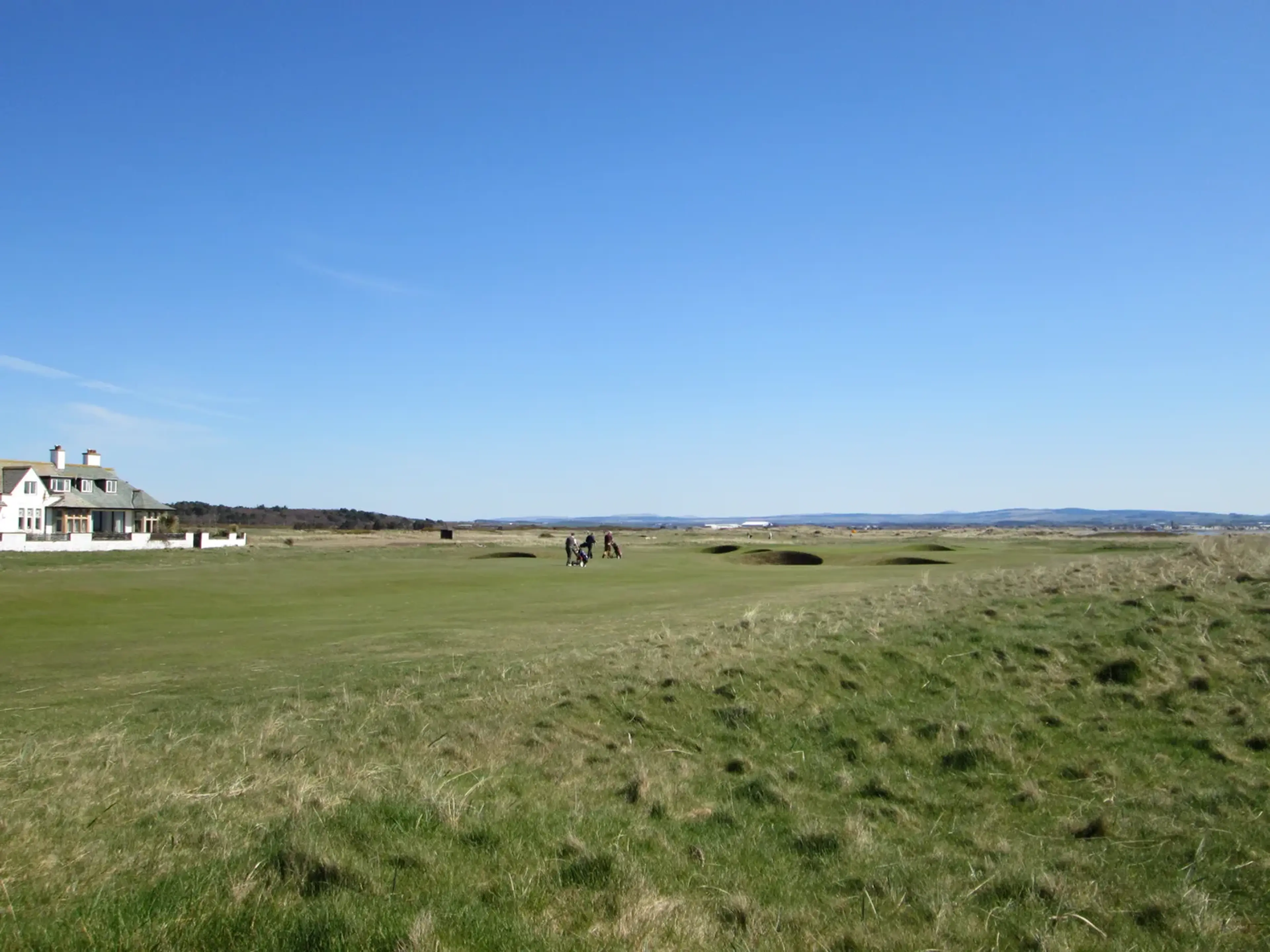 The links at Royal Troon, home of the Postage Stamp 8th