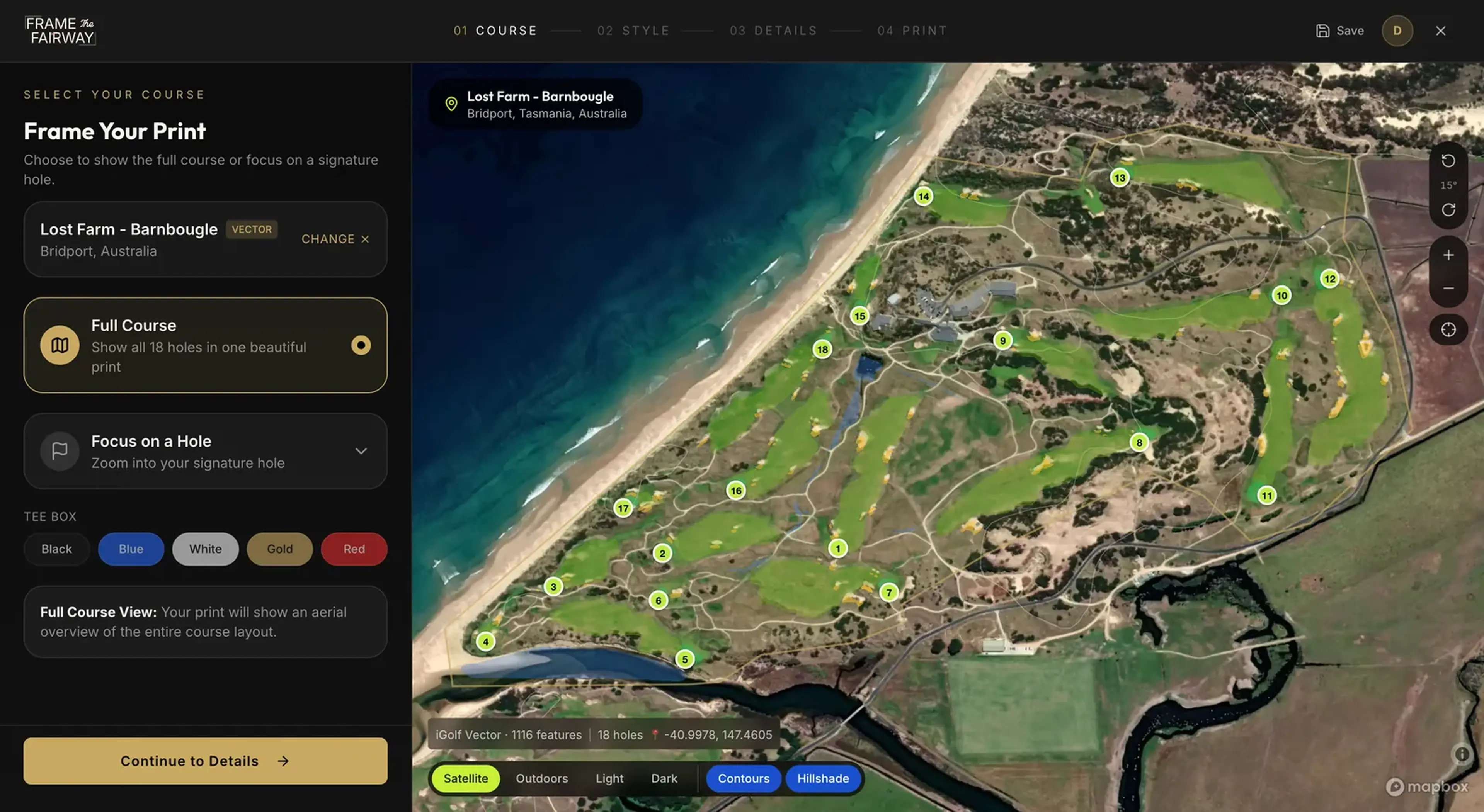 Select the course you love