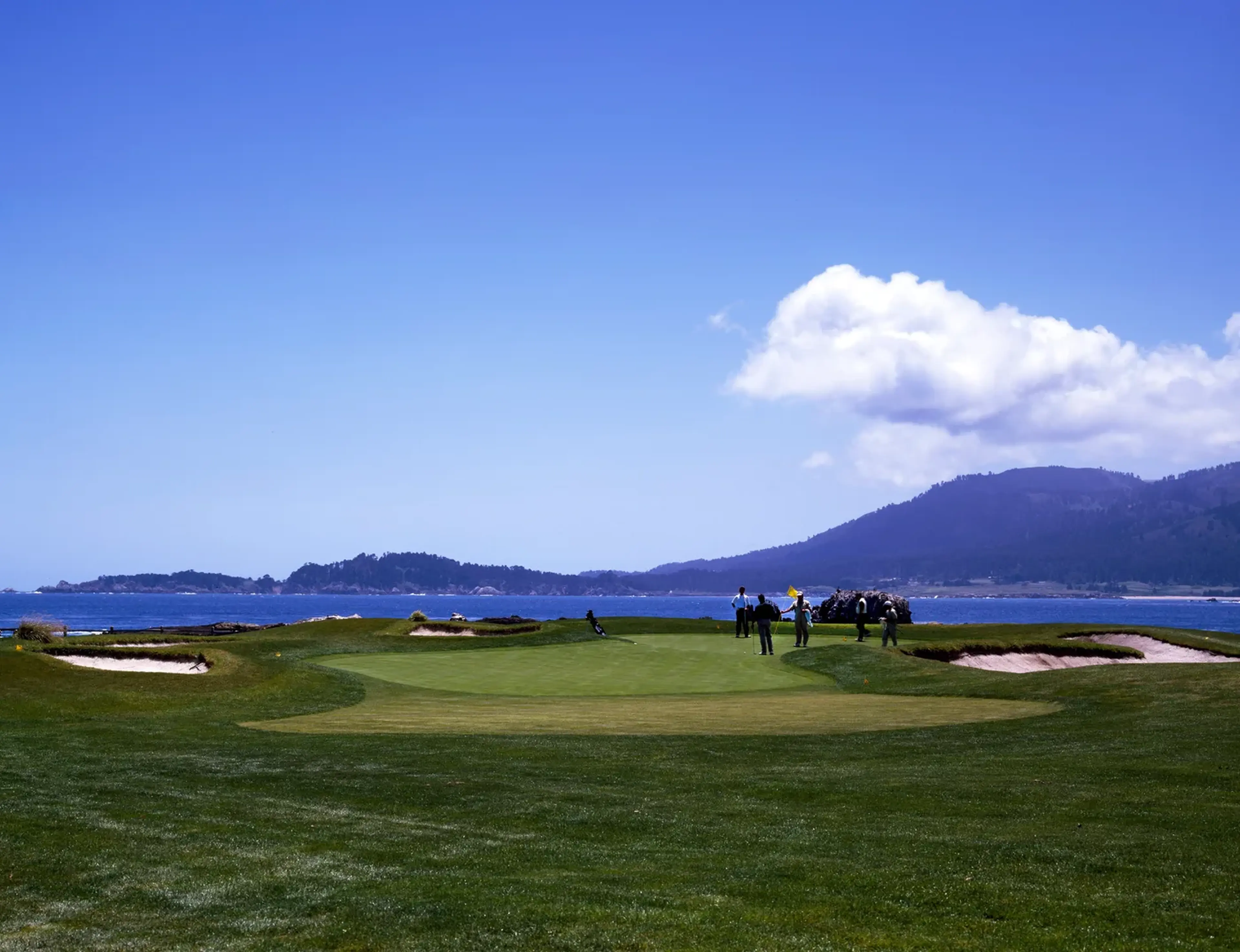 The coastline at Pebble Beach Golf Links