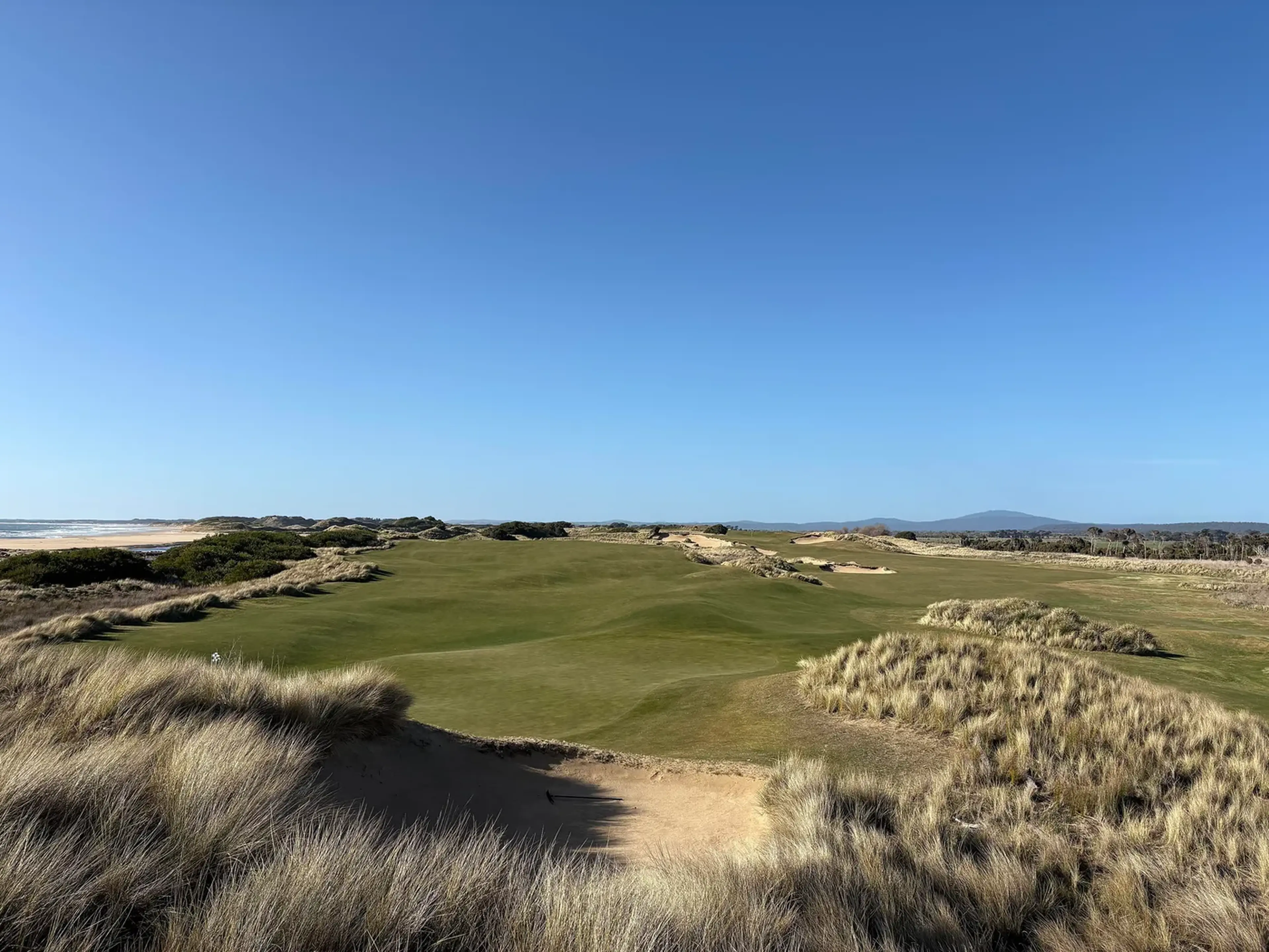Coastal links golf in Tasmania
