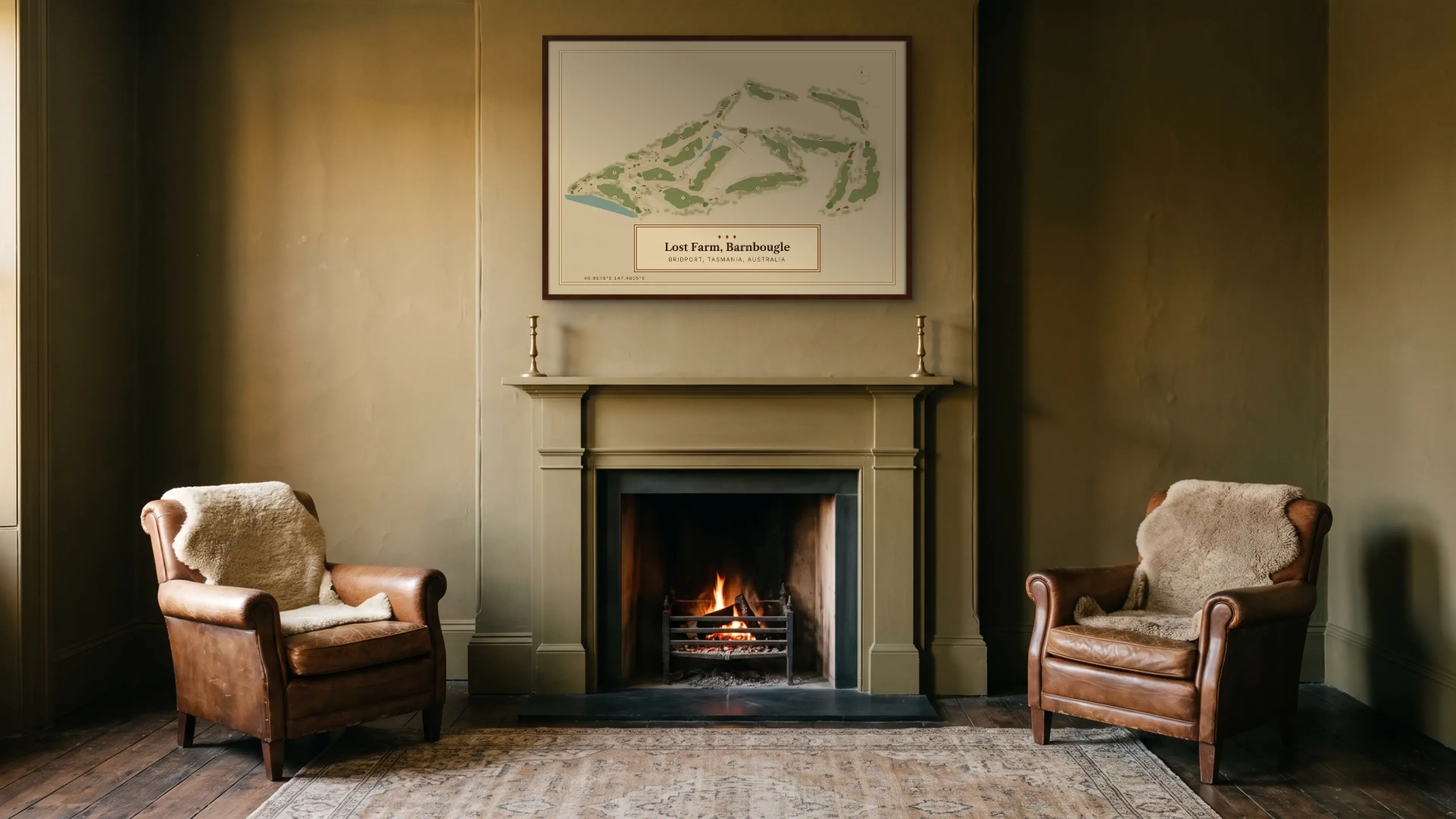 How to Style and Hang Golf Course Art at Home