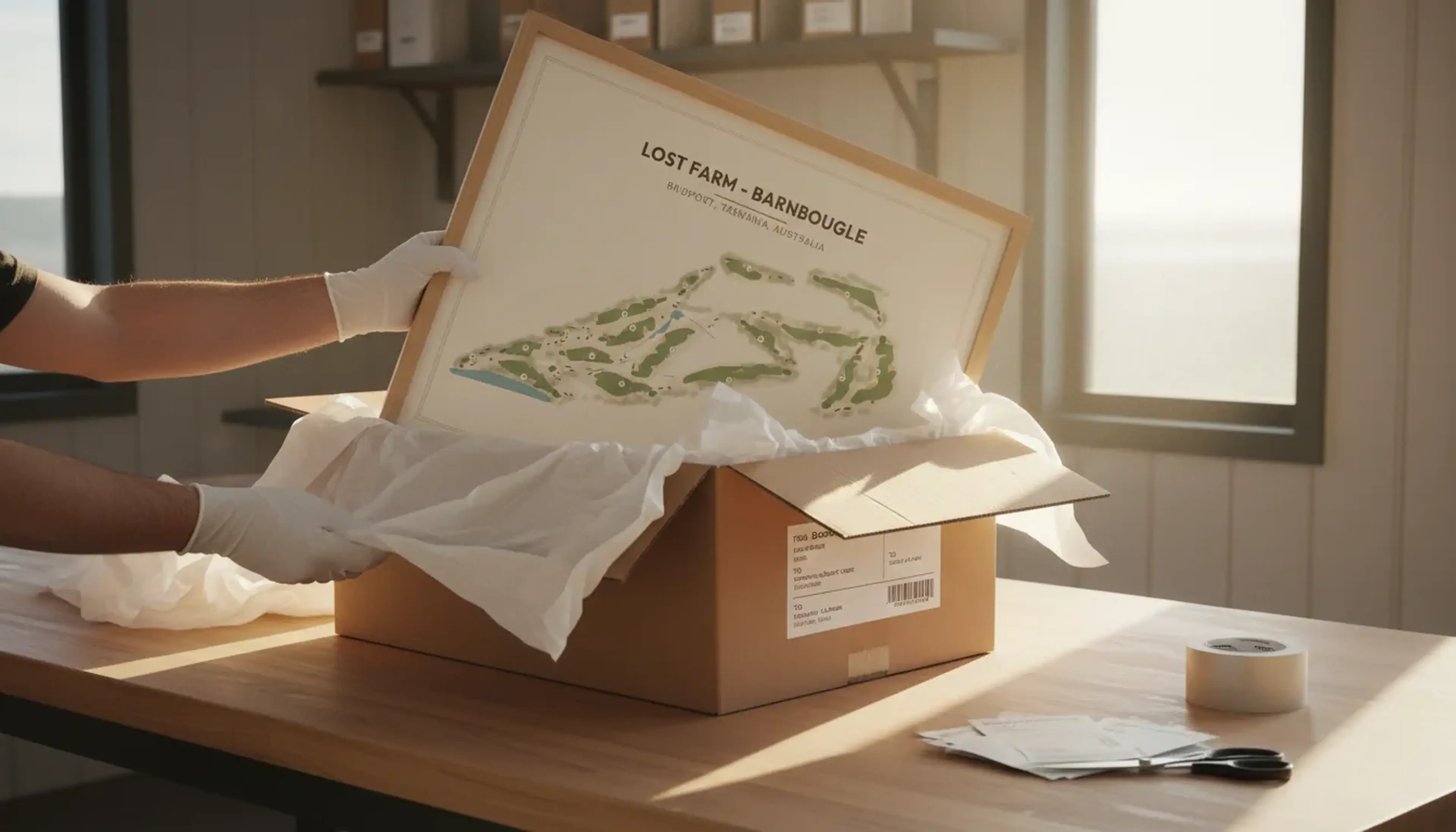 Have your artwork shipped with care