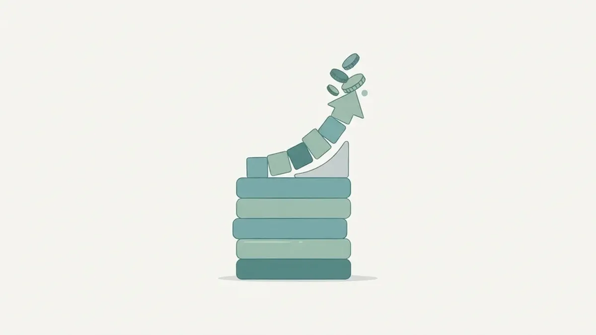 Illustration of interest earned on a large savings balance
