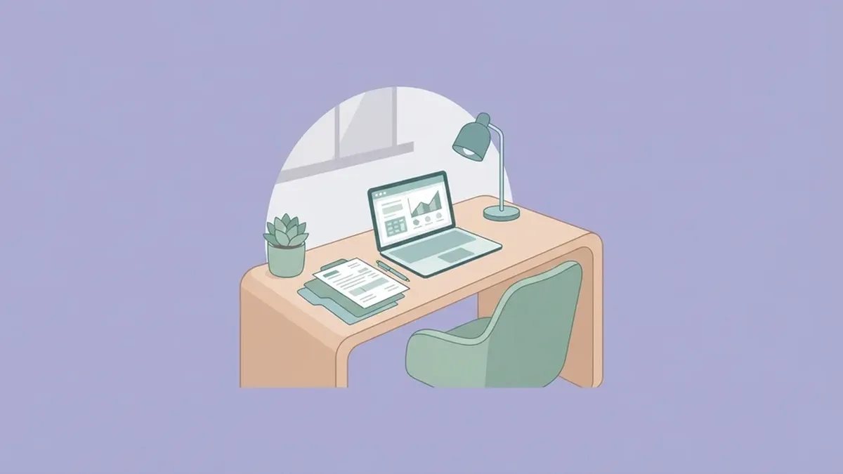 Illustration of self-employed mortgage planning paperwork
