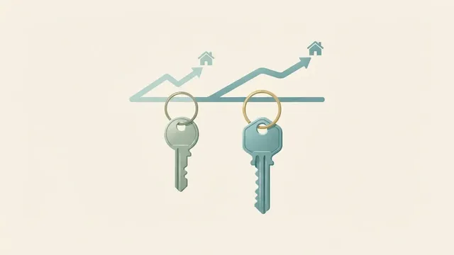 Illustration comparing shorter and longer home mortgage timelines