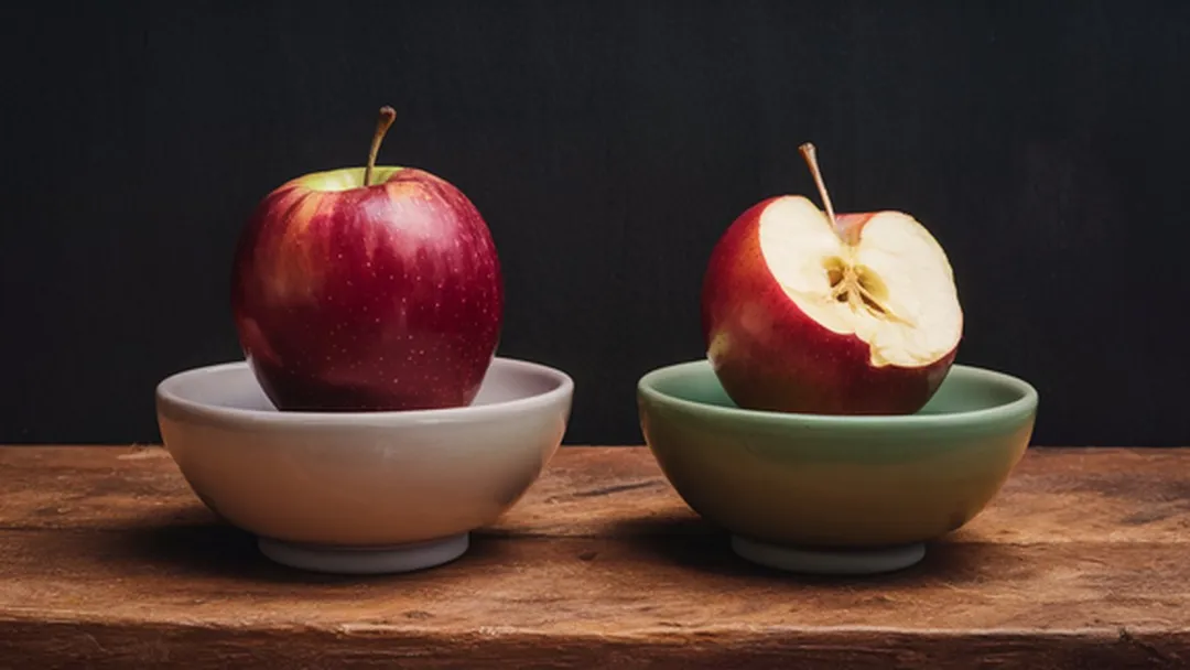 Äpfel mit Äpfeln vergleichen