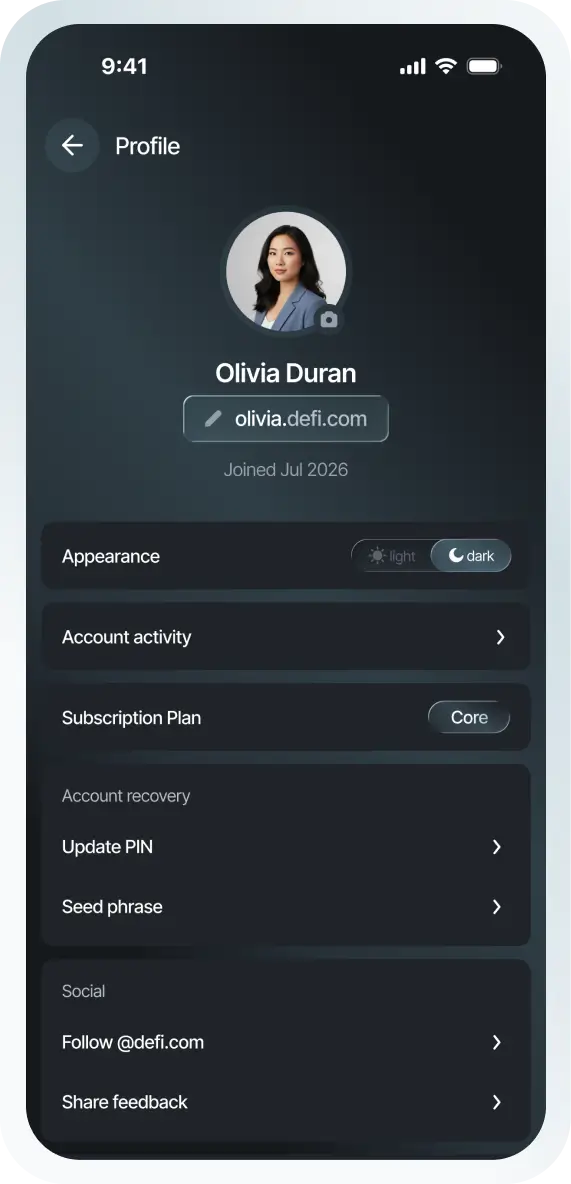 defi.com/defiID/profile-UI-dark