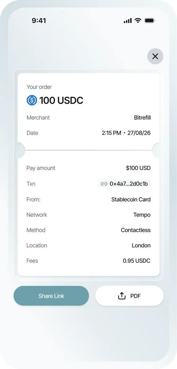 defi.com/stablecoin-card/receipt-UI-light