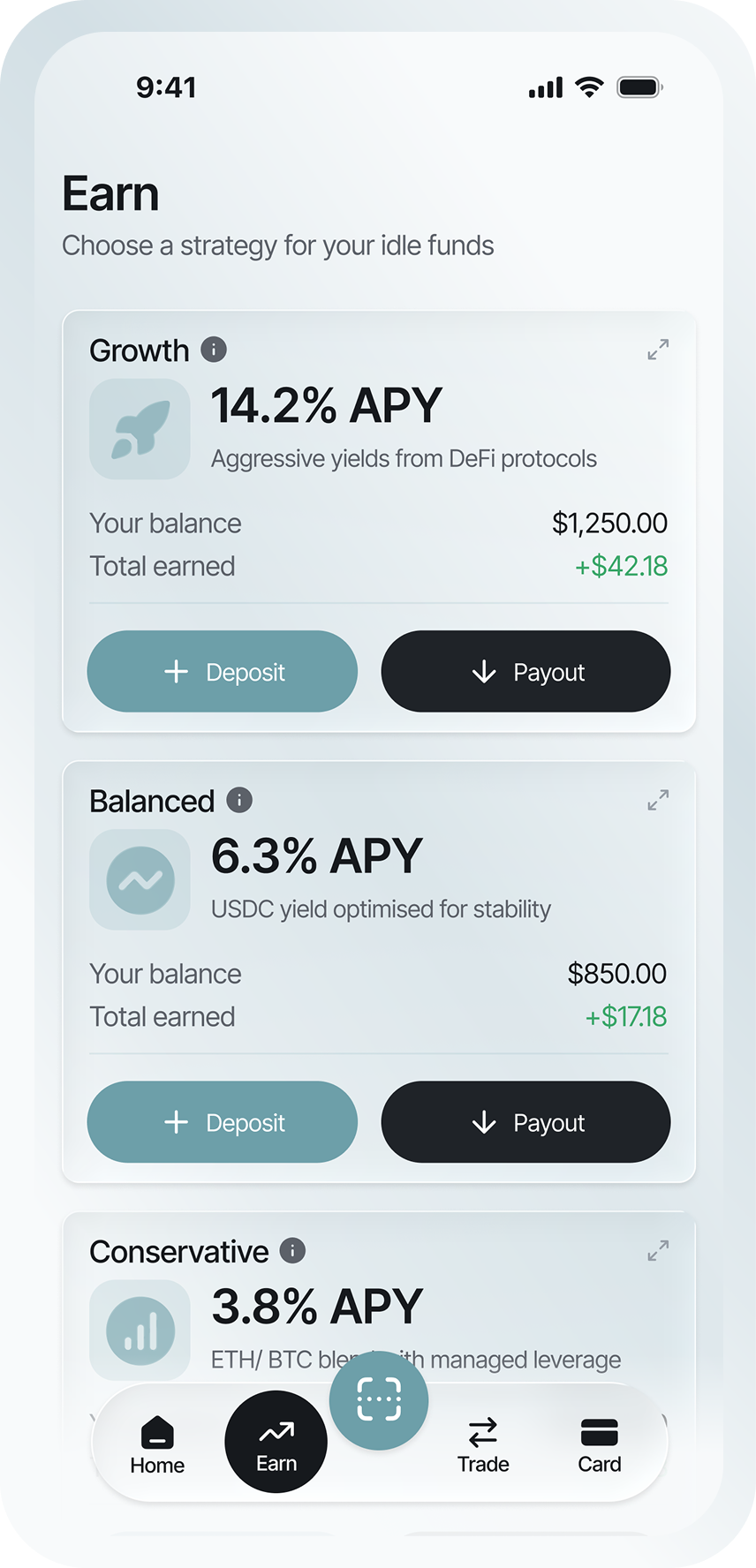 Simple access to the best in Defi.