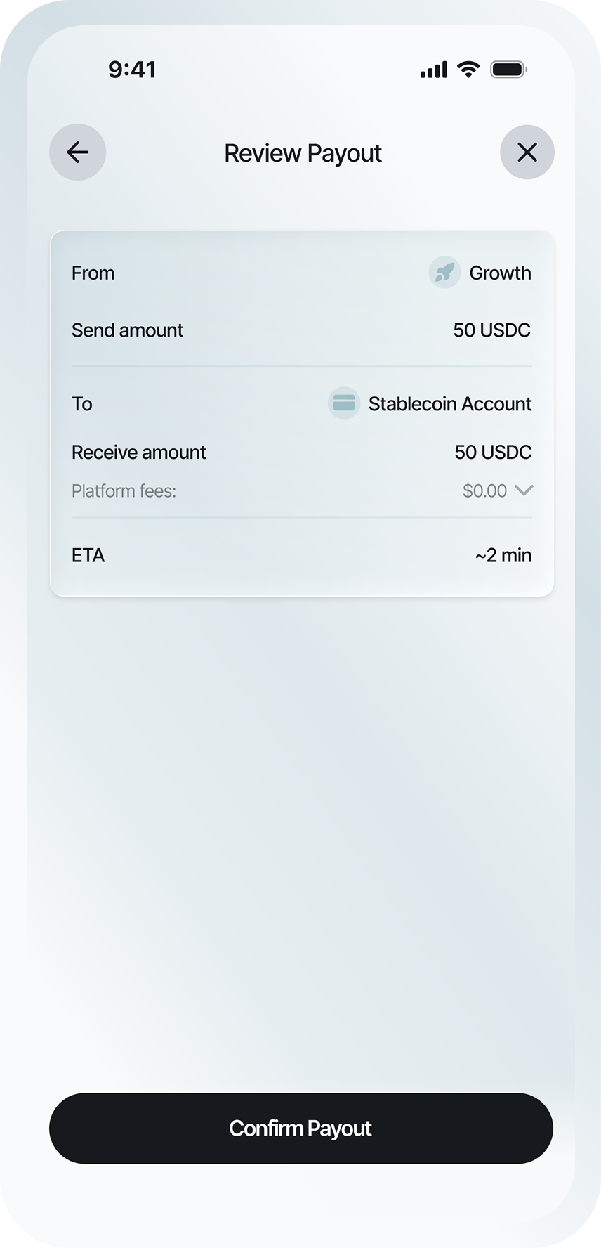 Nothing sits between you and your account.