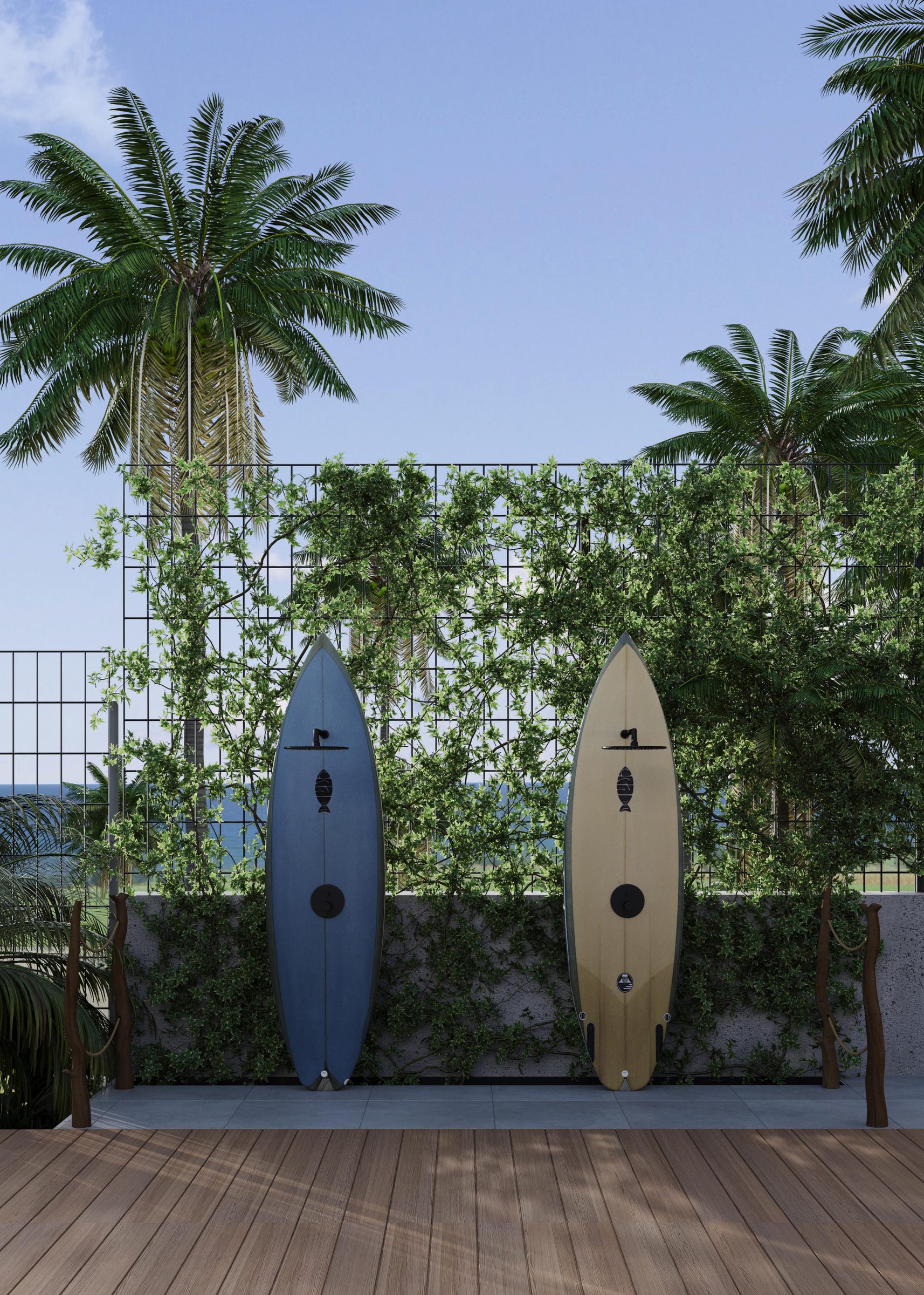 Surfboards available to rent