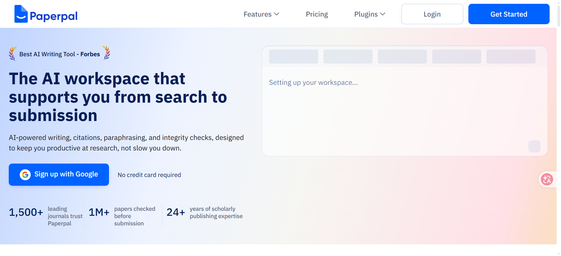 Paperpal Best AI Academic Writing