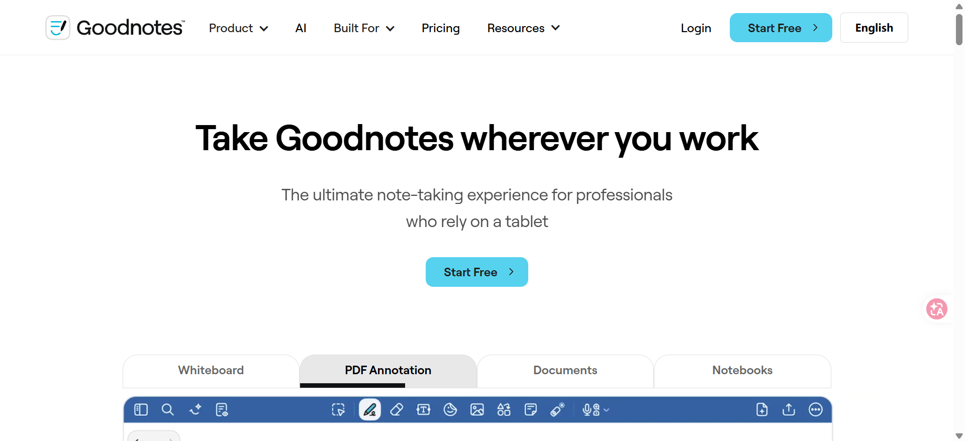 GoodNotes Best Note-Taking App