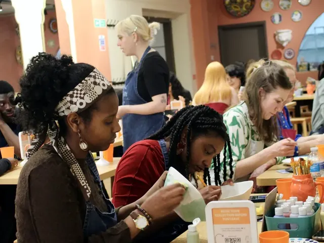 Daytime Pottery Painting at Studio 136