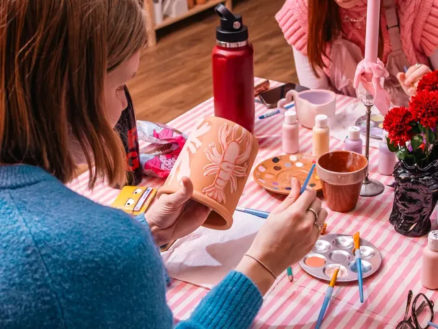 Late Night Pottery Painting at Studio 150